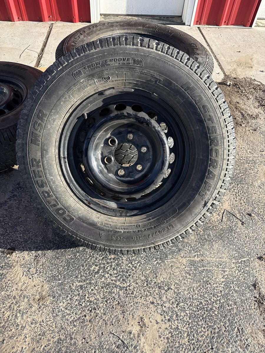 Black steel wheels