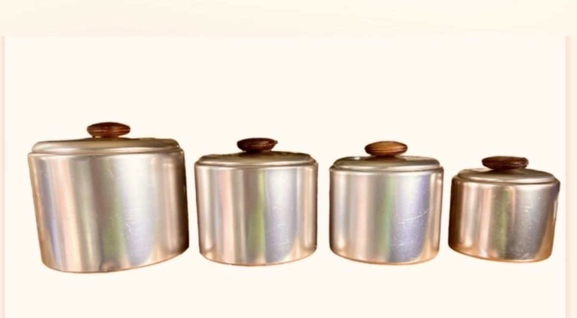 MCM Nesting ContAiners Rose Copper Finish