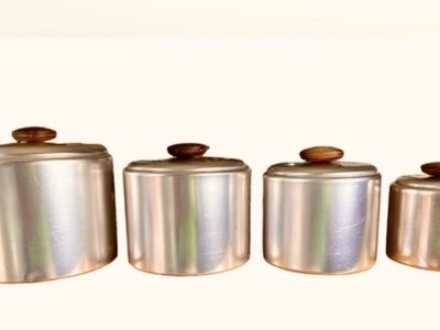 MCM Nesting ContAiners Rose Copper Finish