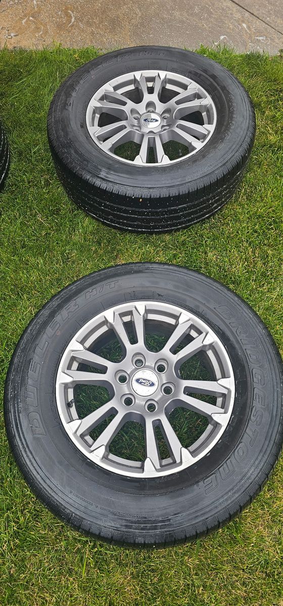Four Ford F-150 Wheels & Tires - 275/65R18 - Good Condition