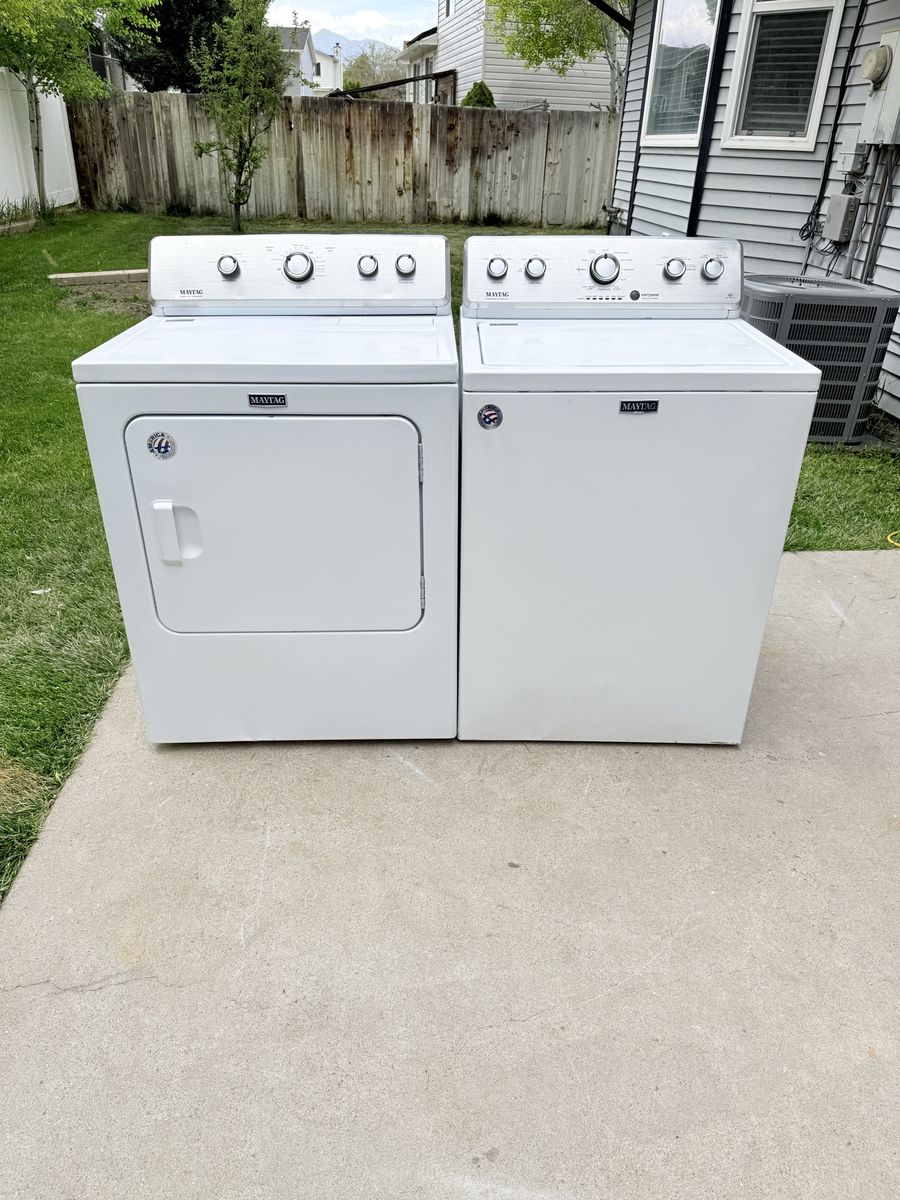 Maytag washer and electric dryer set