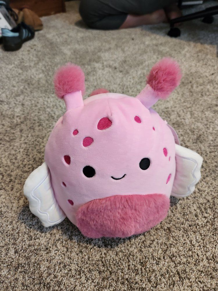 Original Squishmallows Shabnam the Pink Spotted Sea slug Plush Toy