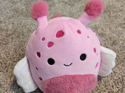 Original Squishmallows Shabnam the Pink Spotted Sea slug Plush Toy