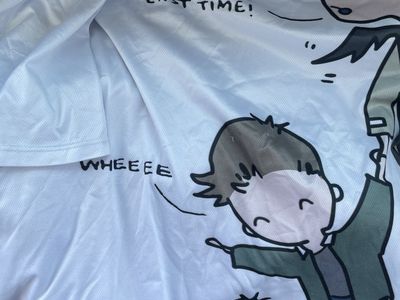 Unisex 3X Anime Graphic T-Shirt - "I Swear This Is The Last Time!" Polyester Tee