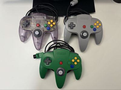 Authentic Nintendo 64 / N64 Controllers / Cleaned & Tested / $20 Each