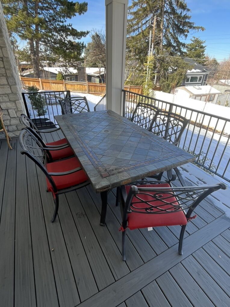 Ceramic Table And Chairs