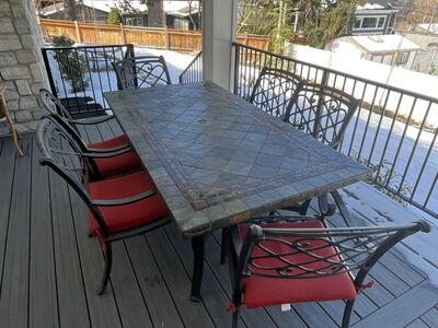Ceramic Table And Chairs