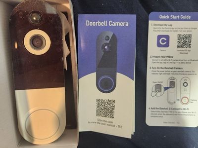 Unbranded T52 Smart Doorbell Camera - Wireless WiFi Video, rechargeable Battery-Powered. $30 obo