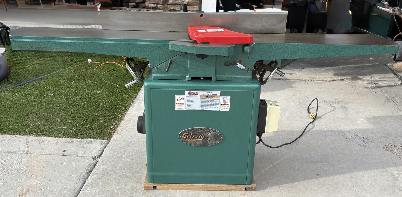 Grizzly 8" x 75" Jointer