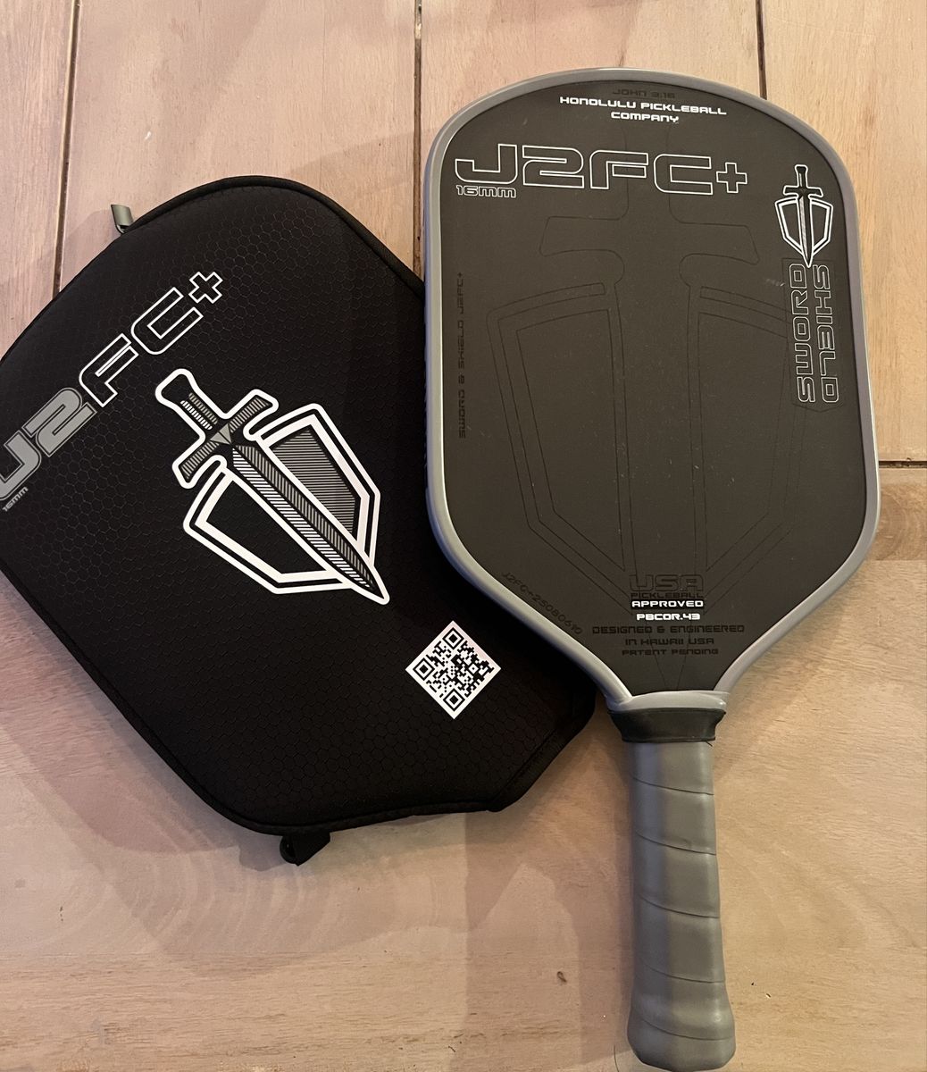 Honolulu Pickleball Company J2FC+ 16mm (Hybrid Shape) Pickleball Paddle