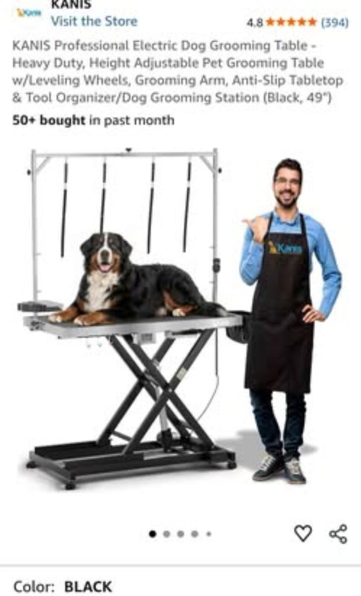 KANIS Professional Electric Dog Grooming Table
