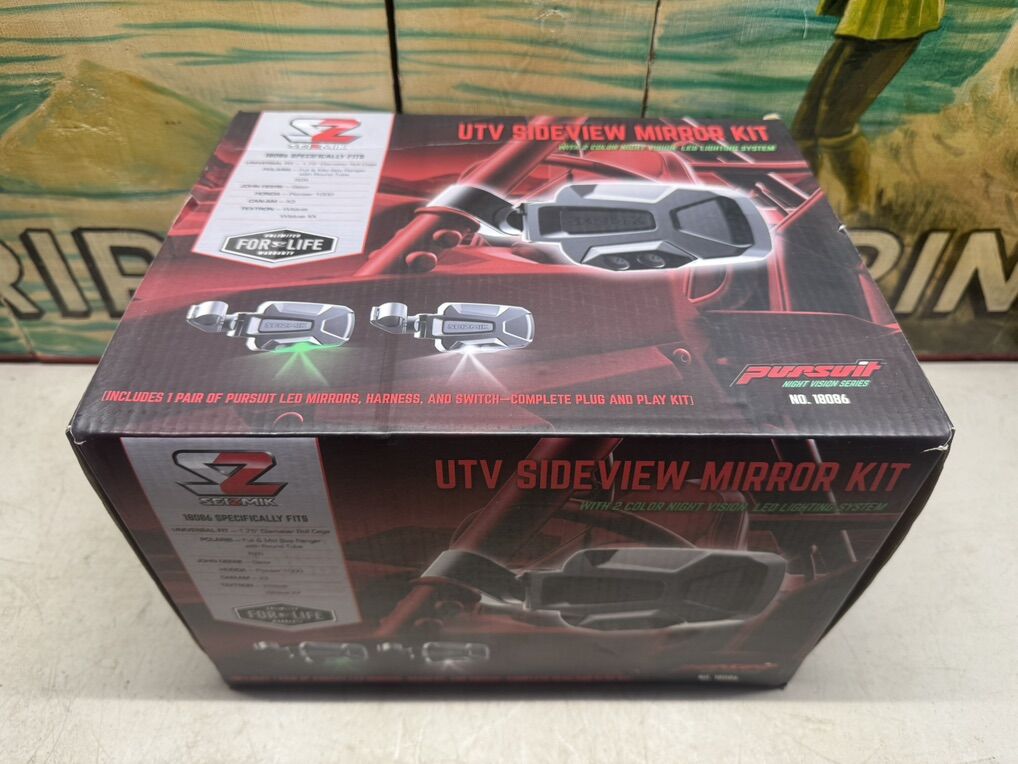 Seizmik Pursuit UTV Side Mirrors LED Lighting