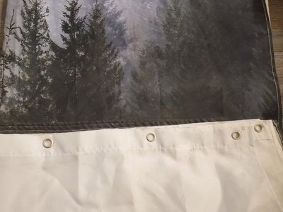 NEW! Forest Themed Bathroom Shower Curtain FCFS
