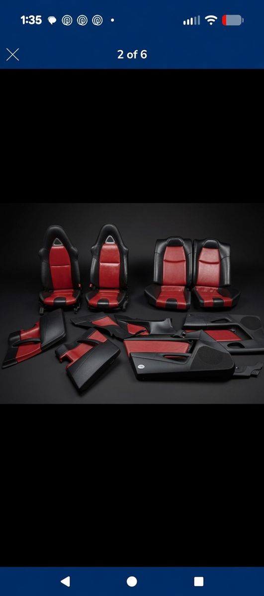 Black n Red RX-8 complete interior set