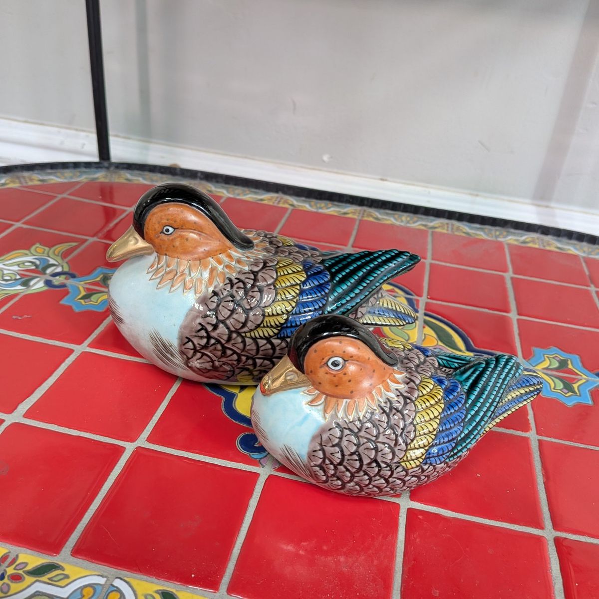 Vintage Andrea Sadek Colorful pair of ducks