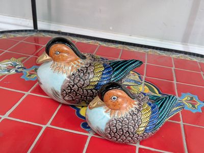 Vintage Andrea Sadek Colorful pair of ducks