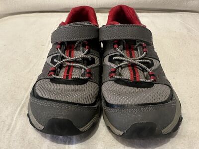 Merrell Toddler Size 13 Gray/Red Trim Hiking Shoes