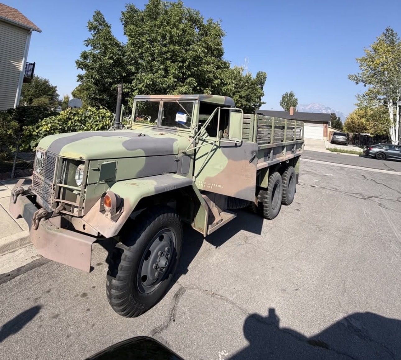 Vintage U.S Military 6x6 Cargo Truck - RENTAL