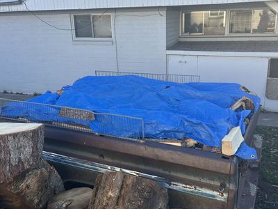 Firewood Trailer Load