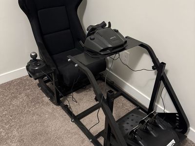 Logitech Racing Wheel Setup with NRG Seat and Rig