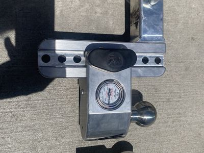 Weigh Safe WS6-2.5 6" Drop 1,500 lbs Max Tongue Weight Trailer Hitch with Built-in Scale