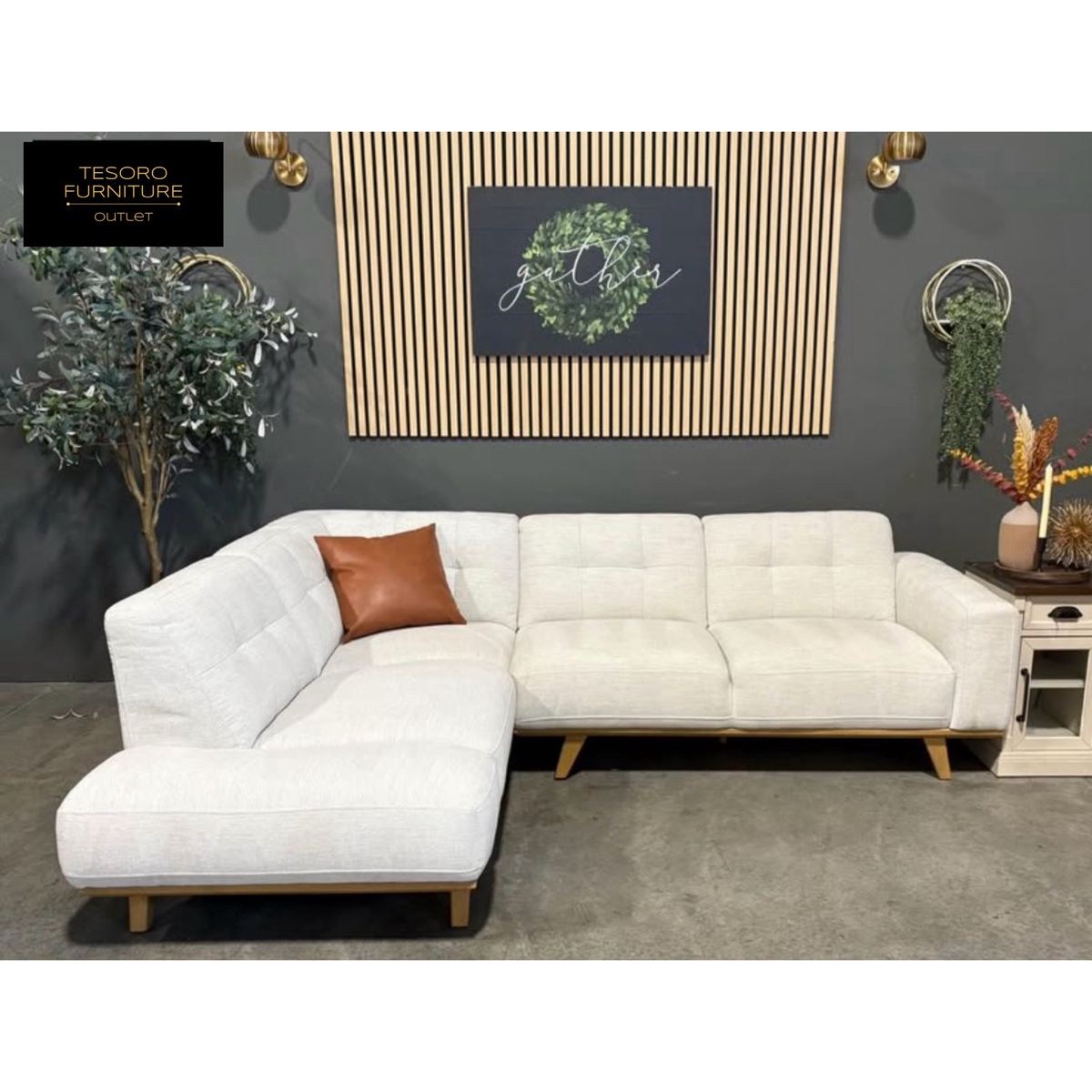 AEVA MODERN SECTIONAL WE OFFER DELIVERY