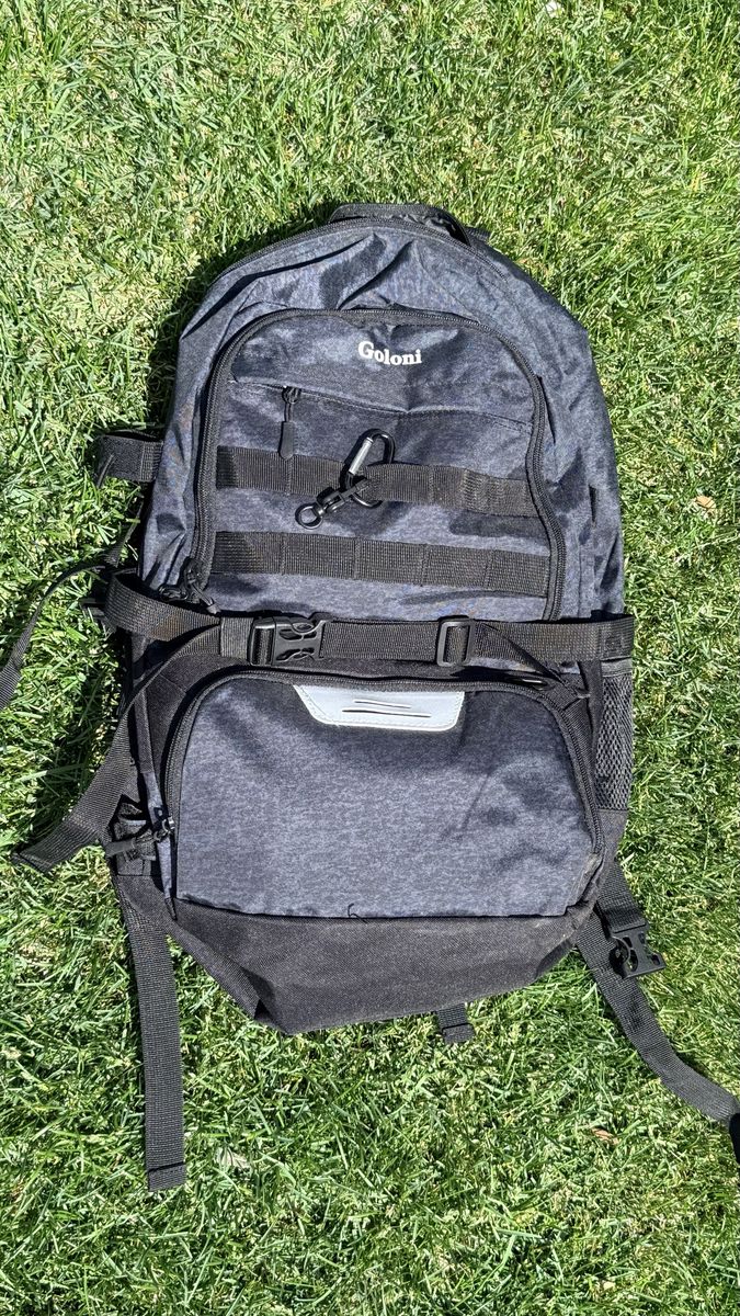 Goloni Black/Grey Lacrosse Youth Backpack - Durable & Versatile