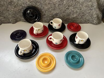 Waechtersbach Mugs, Saucers, And Egg Cups