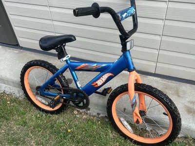 Boys 16” hot wheels bike