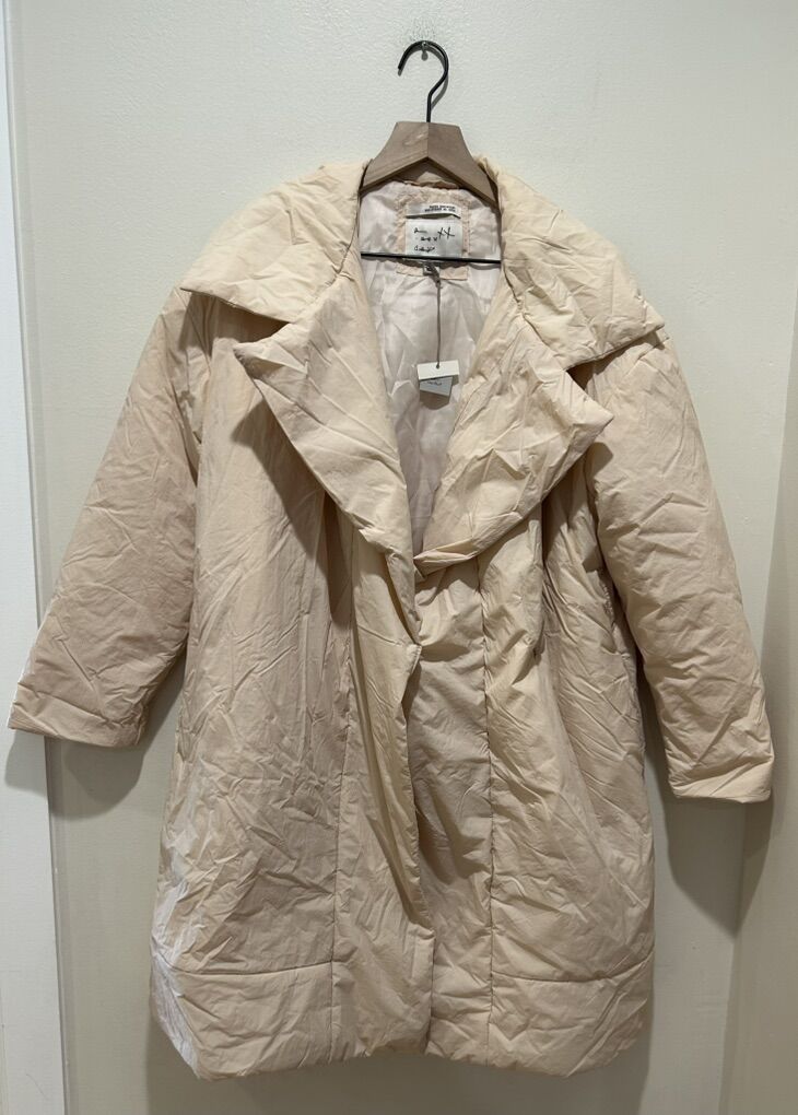 NWOT A Newday Long Pink Puffer Coat Size XS