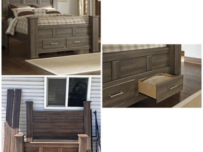Nice Solid Queen Size Bed With Storage