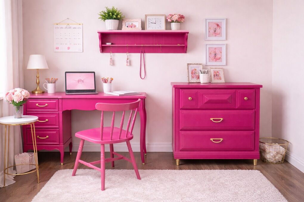 Hot Pink Office Furniture