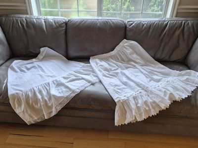 White Underskirts with Lace and Ruffles