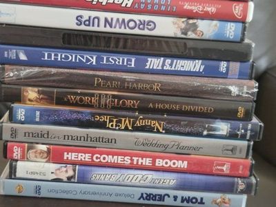 Assorted DVD Movie Collection - Shrek, James Bond, Disney, Family, Action, Comedy, Drama Films over 50 dvds kids. comedy to chur
