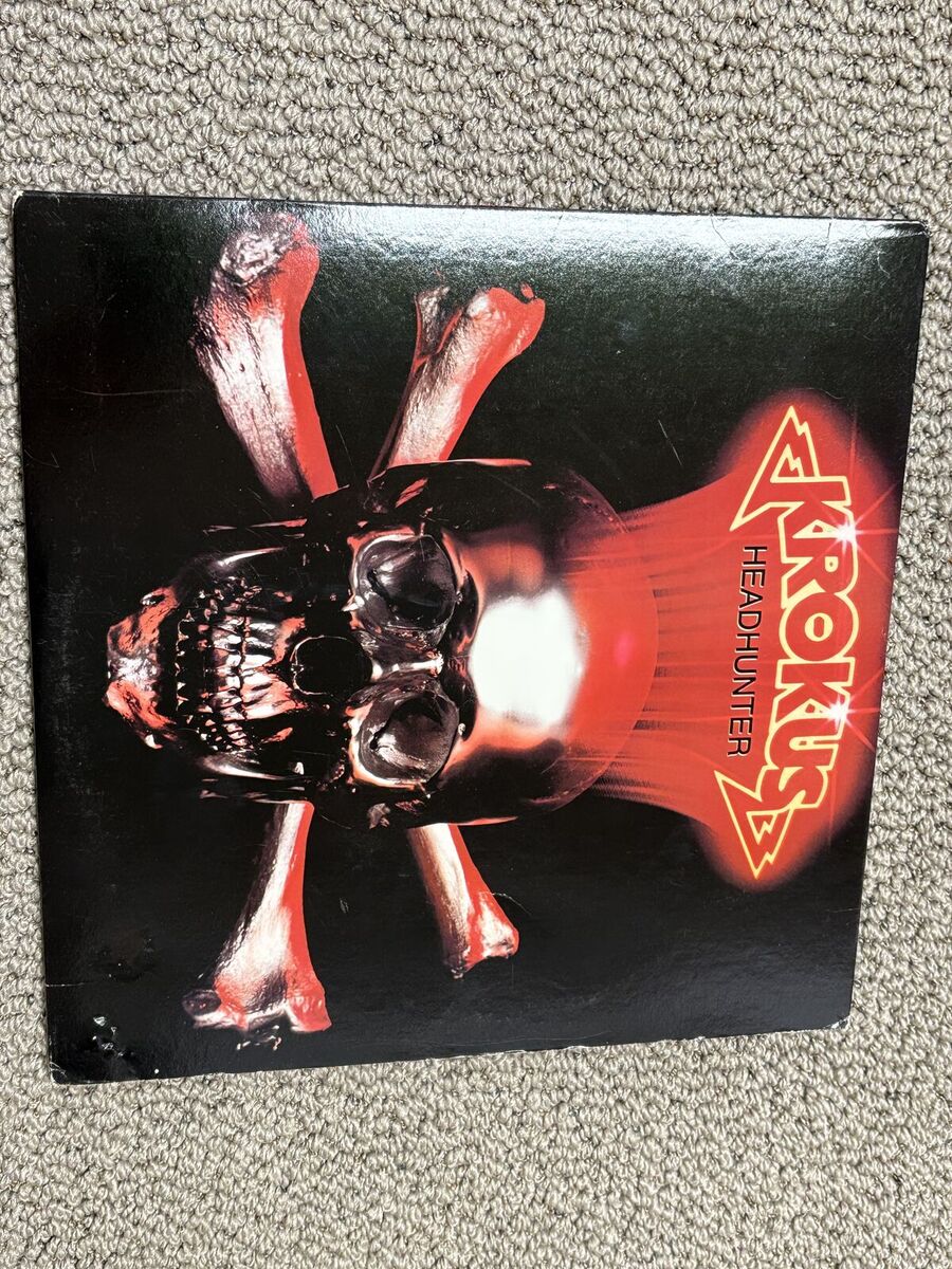 KROKUS Headhunter 12” LP vinyl record vintage excellent condition