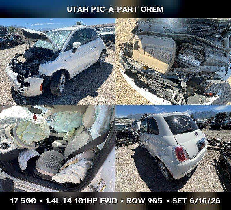 2017 Fiat 500 Parts - UTPAP Orem
