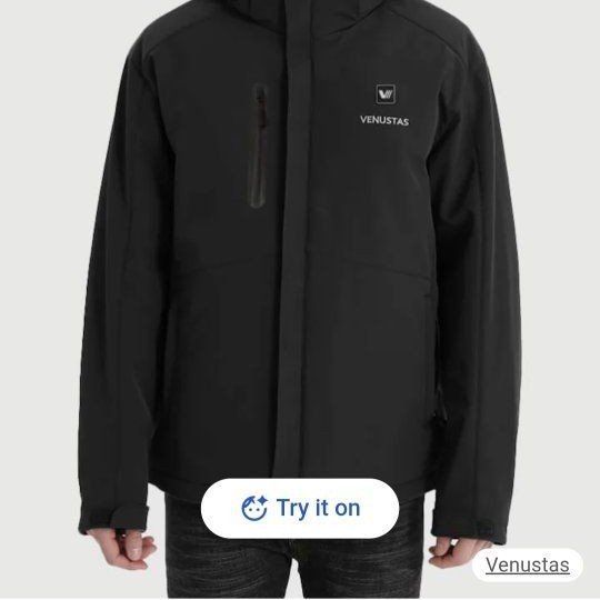 Mens Venustas heated coat 
