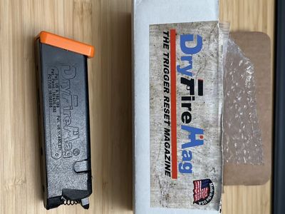 DryFireMag Trigger Reset Magazine with Spring Kit for Glock 9/40/357 45 GAP Double Stack