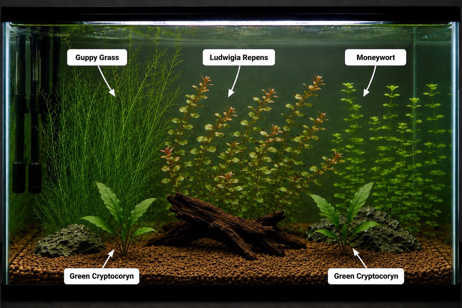 Easy 20 gallon tank plant bundle - $30