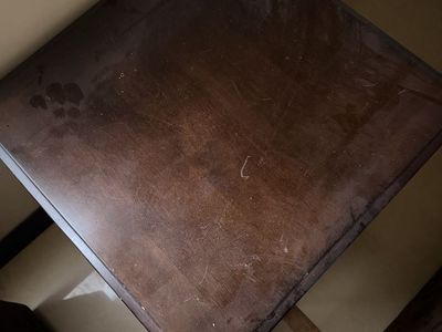 $60 OBO Cherry wood coffee table and 2 side tables