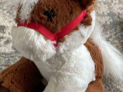 Aurora - Breyer - Bridle Buddies - 8.5" Pinto Horse Exquisite Stuffed Animal