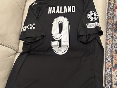ManchesteR City HAALAND 9 Soccer Jersey XL &2XL