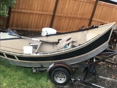 16’ Alumaweld Drift Boat - River Ready (Wetlander, Cobra Oars, Custom Boxes)