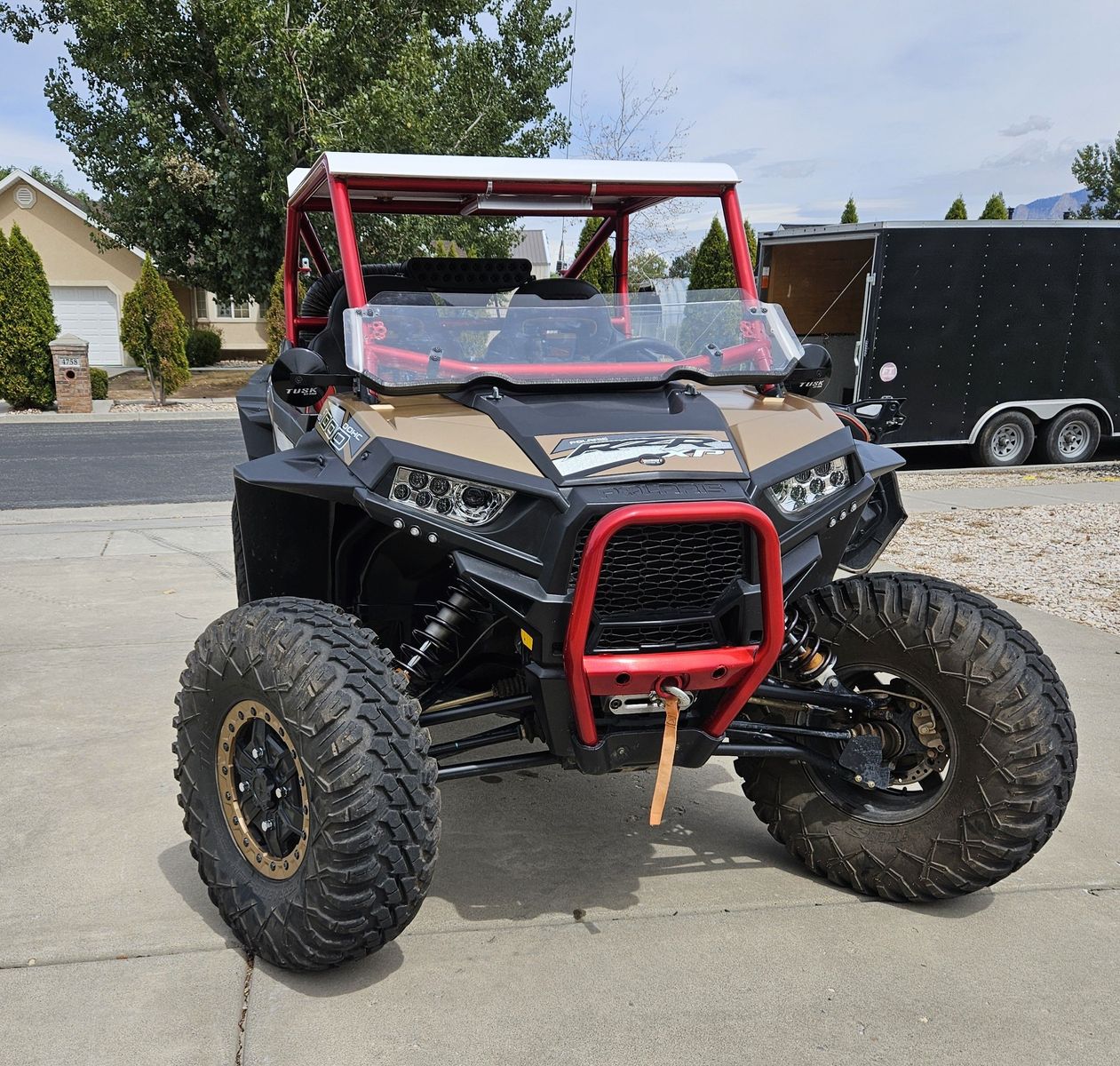 2017  Polaris RZR XP 1000 EPS  Gold Metallic Trails and Rocks Edition