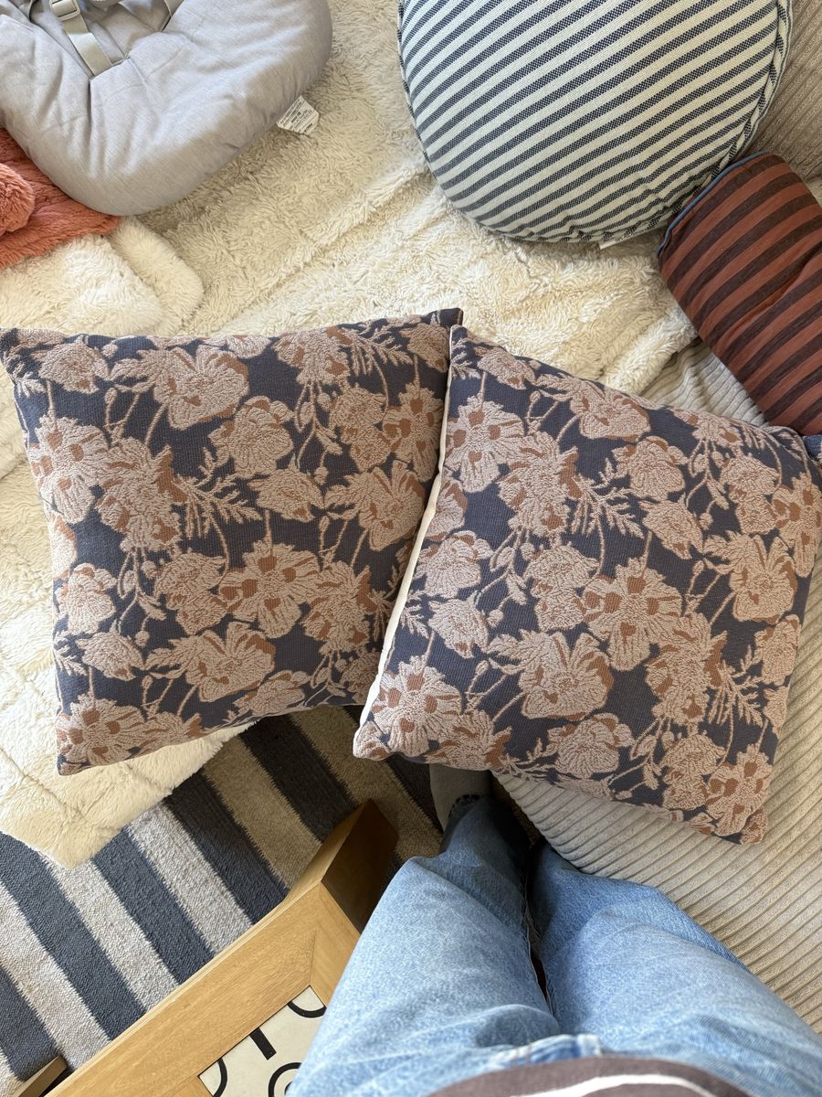decorative floral throw pillows