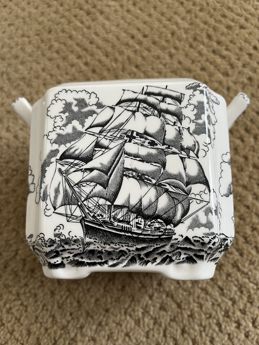 Vintage/Antique Tea Caddy-Nautical 'Mason's Cutty Sark' - Made in England