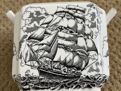 Vintage/Antique Tea Caddy-Nautical 'Mason's Cutty Sark' - Made in England