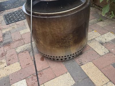 Solo Stove Ranger Portable Stainless Steel Wood Burning Fire Pit with Lid & Poker