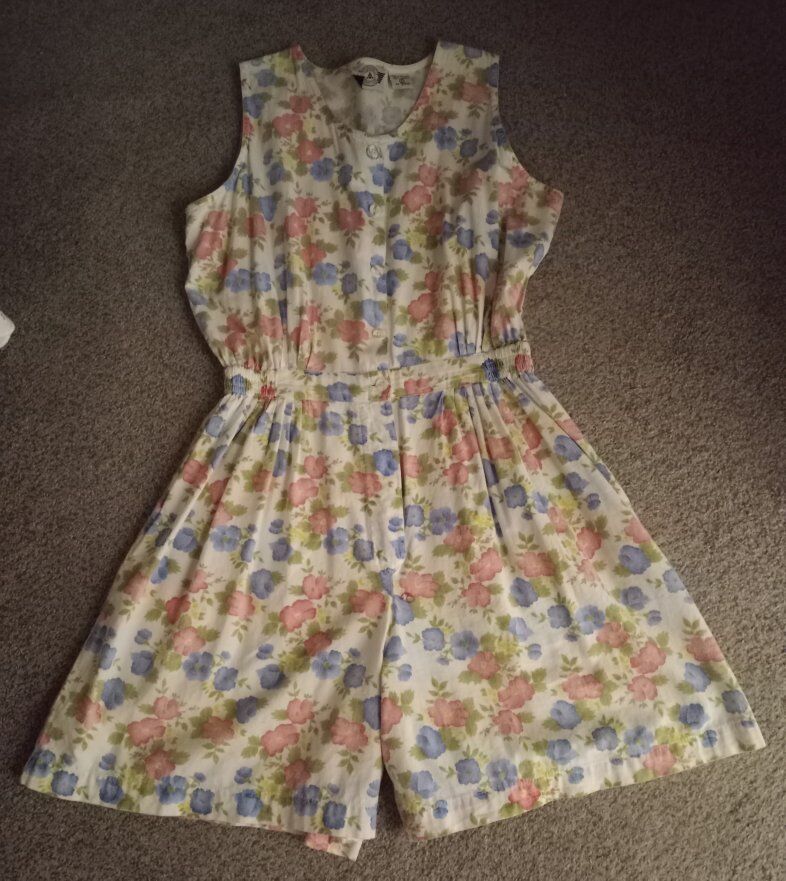 Ladies Floral Multicolor Romper