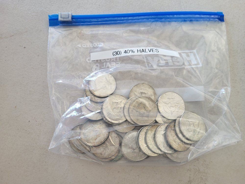 40% Silver Halve Coins
(30)